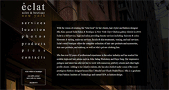 Desktop Screenshot of eclatsalonnyc.com